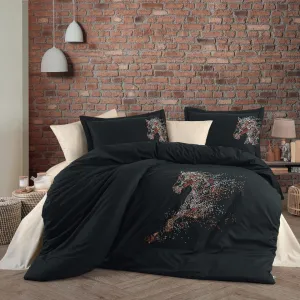 Постільна білизна Poplin 200 × 220 см (євро) Royal Siyah від Maribor