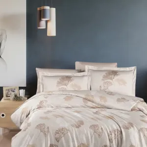 Постільна білизна Cotton Satin 160 × 220 см (полуторний) Sofira Beige від First Choice