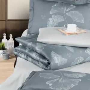 Alternative view of Постільна білизна Cotton Satin 200 × 220 см (євро) Sofira Indigo від First Choice