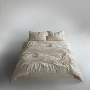 Постільна білизна Stonewashed Ranforse 160 × 220 см (полуторний) Akdeniz Krem від Limasso