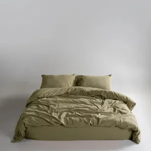 Постільна білизна Stonewashed Ranforse 200 × 220 см (євро) Akdeniz Yesili від Limasso
