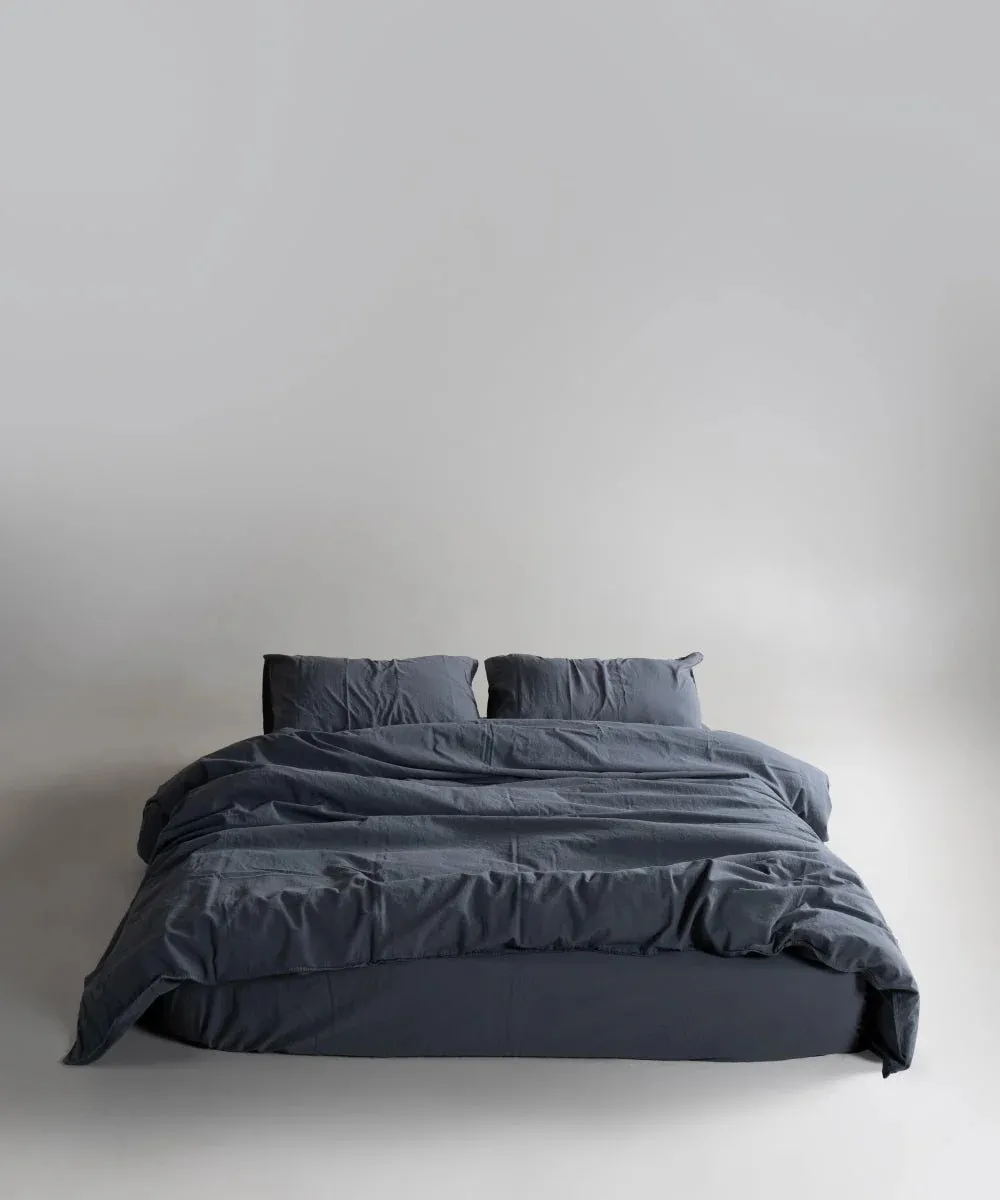 Постільна білизна Stonewashed Ranforse 200 × 220 см (євро) Castle Rock від Limasso