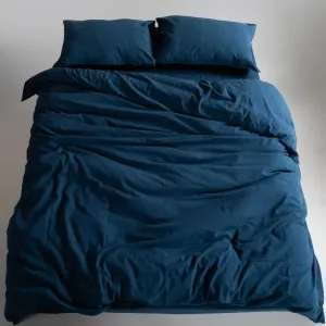Alternative view of Постільна білизна Stonewashed Ranforse 200 × 220 см (євро) Dress Blue від Limasso