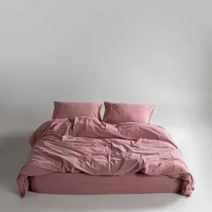 Постільна білизна Stonewashed Ranforse 160 × 220 см (2 шт., сімейний) сімейний Old Rose від Limasso