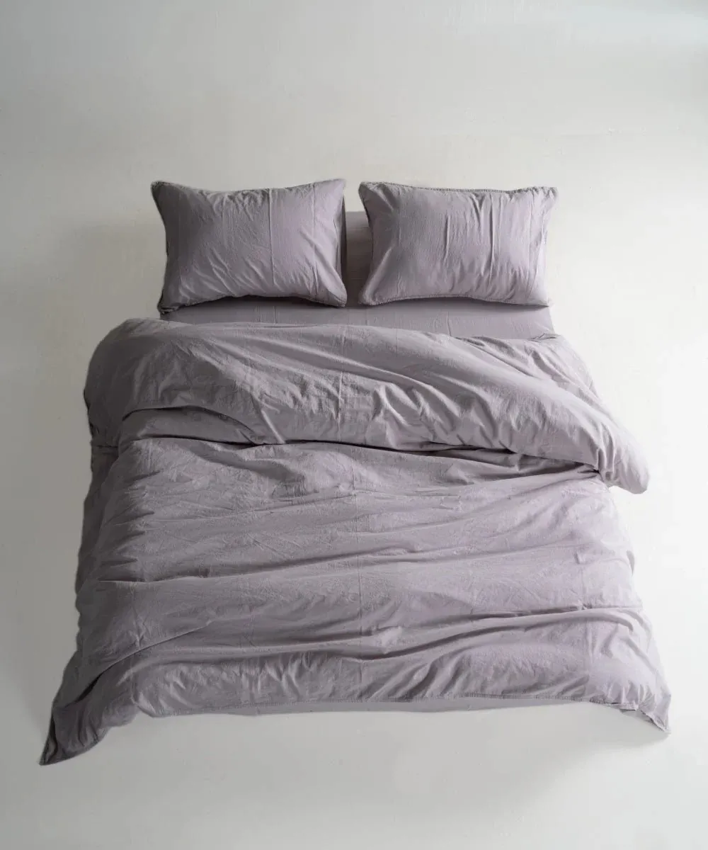 Постільна білизна Stonewashed Ranforse 160 × 220 см (полуторний) Opal Grey від Limasso - Зображення 5