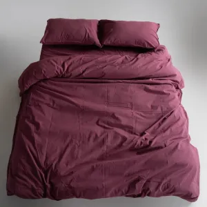 Alternative view of Постільна білизна Stonewashed Ranforse 160 × 220 см (полуторний) Raspberry від Limasso