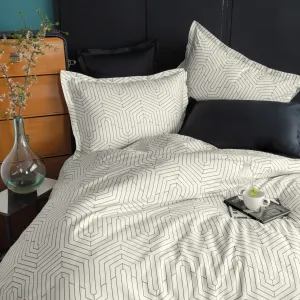 Комплект постільної білизни Cotton Satin 200 × 220 см (євро) Strada White від Issimo