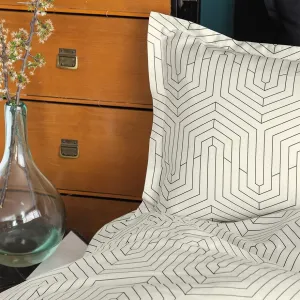 Alternative view of Комплект постільної білизни Cotton Satin 200 × 220 см (євро) Strada White від Issimo