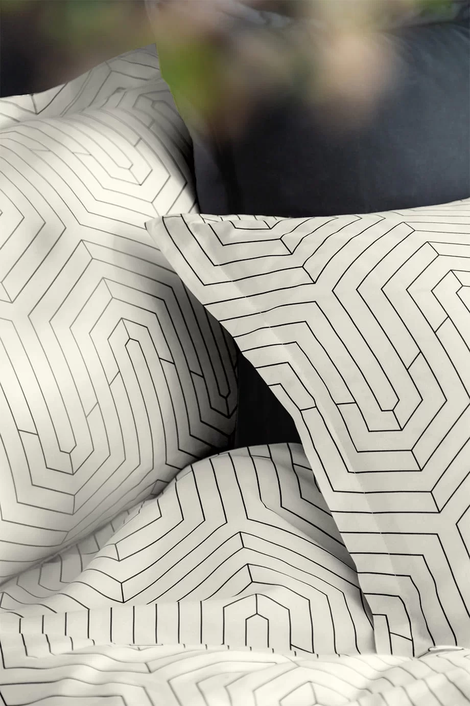 Комплект постільної білизни Cotton Satin 200 × 220 см (євро) Strada White від Issimo - Зображення 3