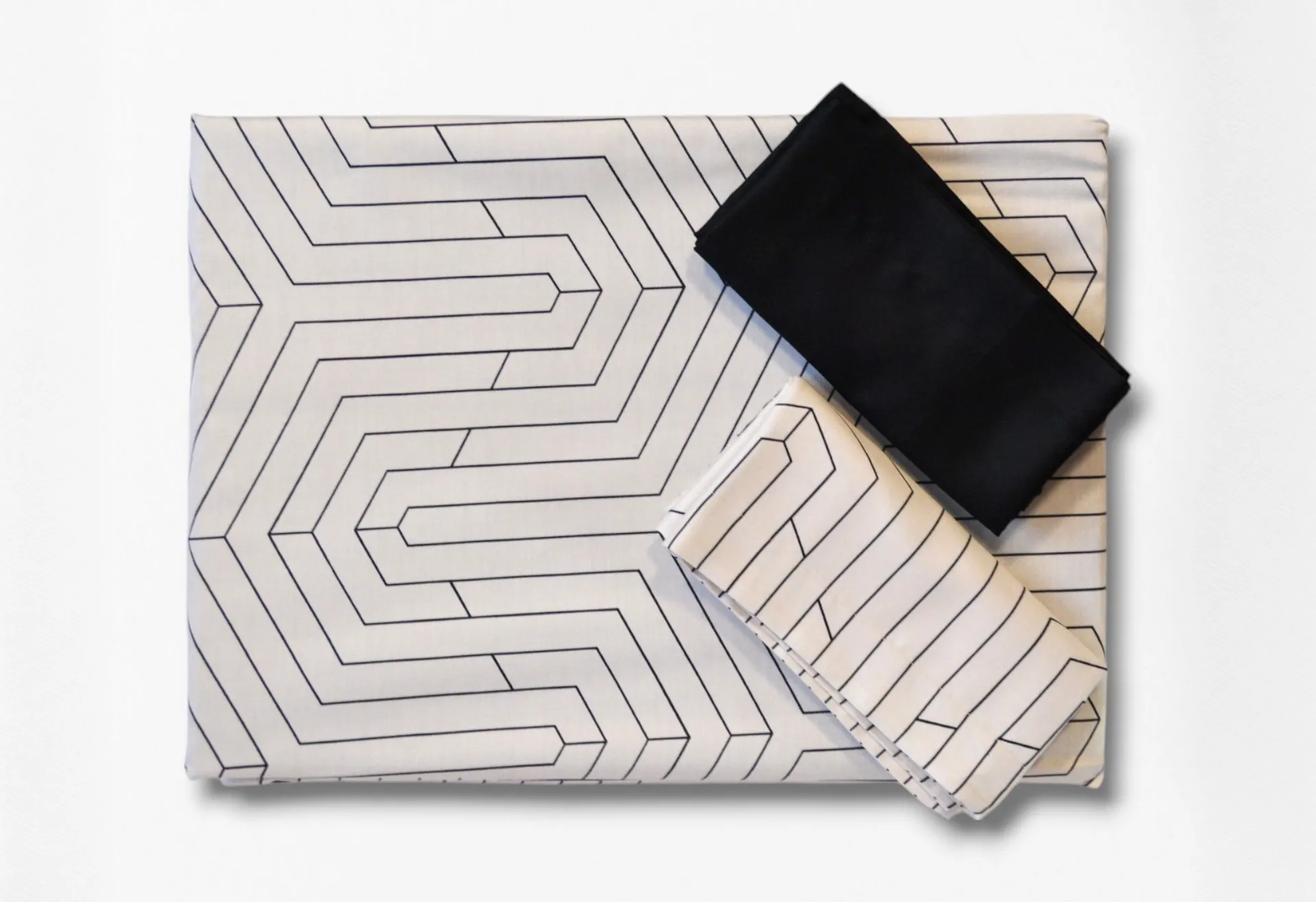 Комплект постільної білизни Cotton Satin 200 × 220 см (євро) Strada White від Issimo - Зображення 4