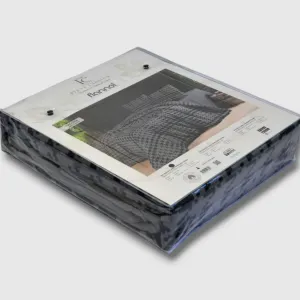 Alternative view of Комплект постільної білизни Flanel 200 × 220 см (євро) Sadora Antrasite від First Choice