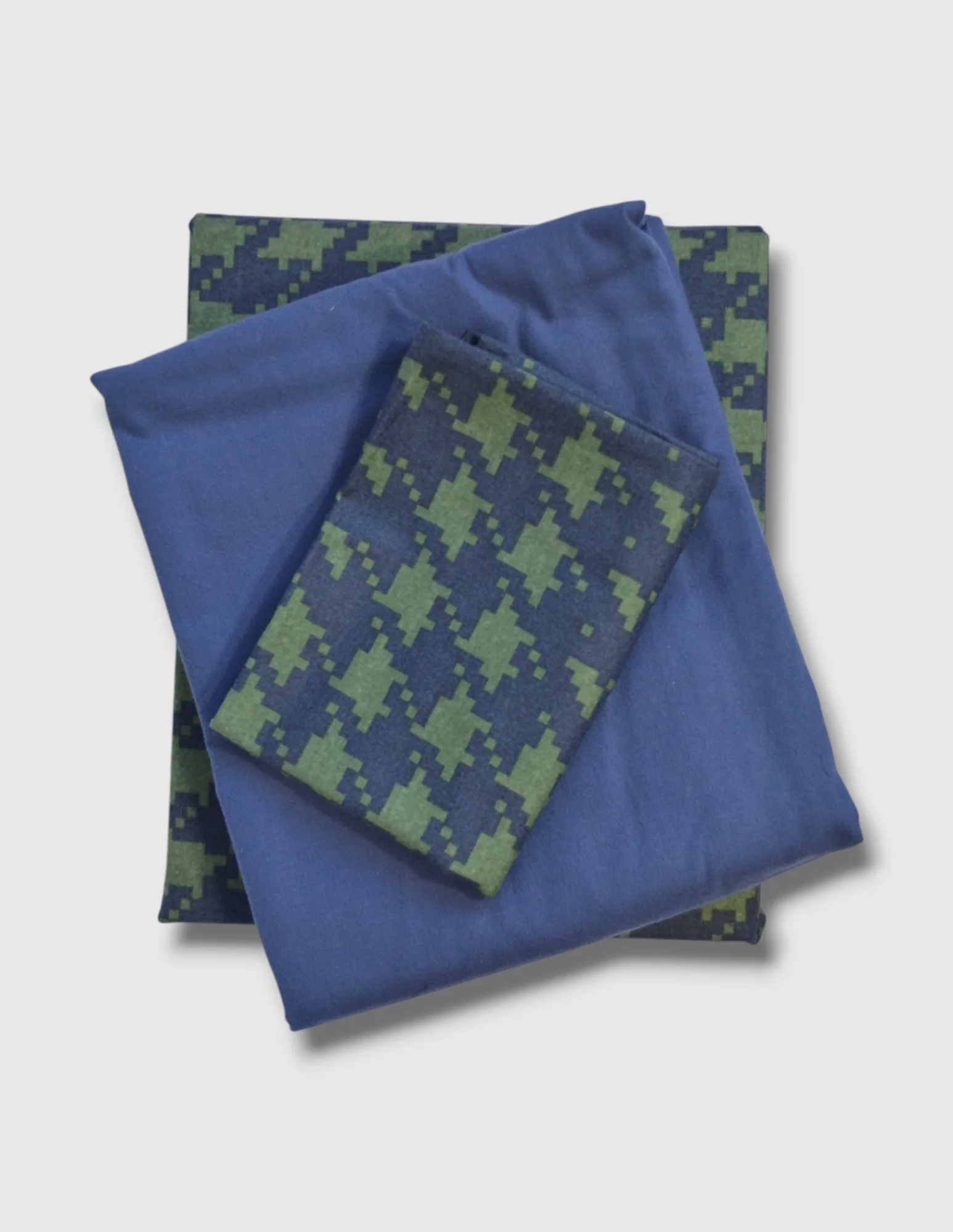 Комплект постільної білизни Flanel 200 × 220 см (євро) Sadora Navy Blue від First Choice - Зображення 4