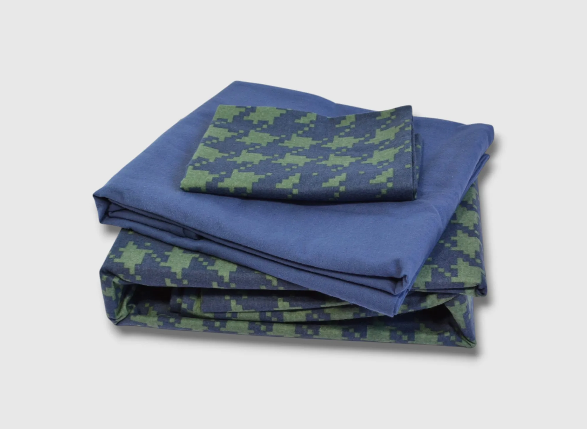 Комплект постільної білизни Flanel 200 × 220 см (євро) Sadora Navy Blue від First Choice - Зображення 3