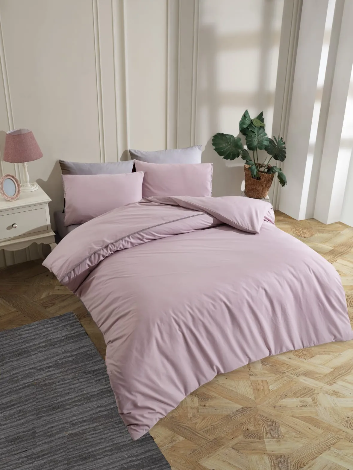 Постільна білизна Ranforce Prima 200 × 220 см (євро) San Marino Violet від Turkiz