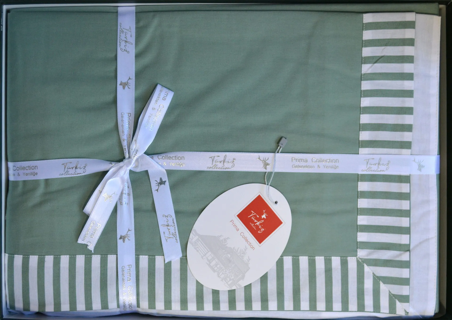 Постільна білизна Ranforce Prima 200 × 220 см (євро) Santiago Green від Turkiz - Зображення 4