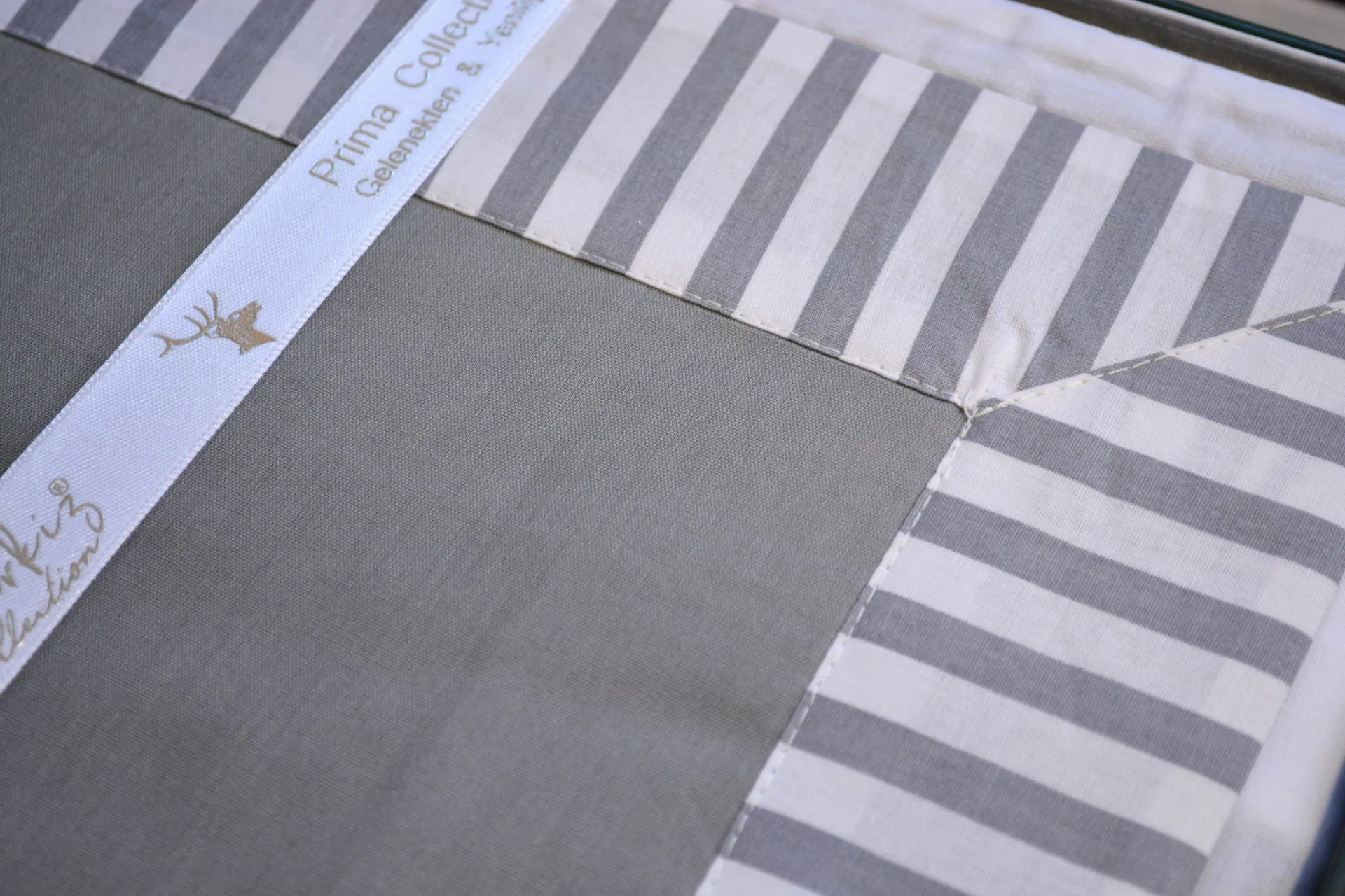 Постільна білизна Ranforce Prima 200 × 220 см (євро) Santiago Grey від Turkiz - Зображення 5