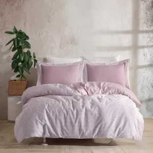 Постільна білизна Ranforce Prima 200 × 220 см (євро) Santiago Violet від Turkiz
