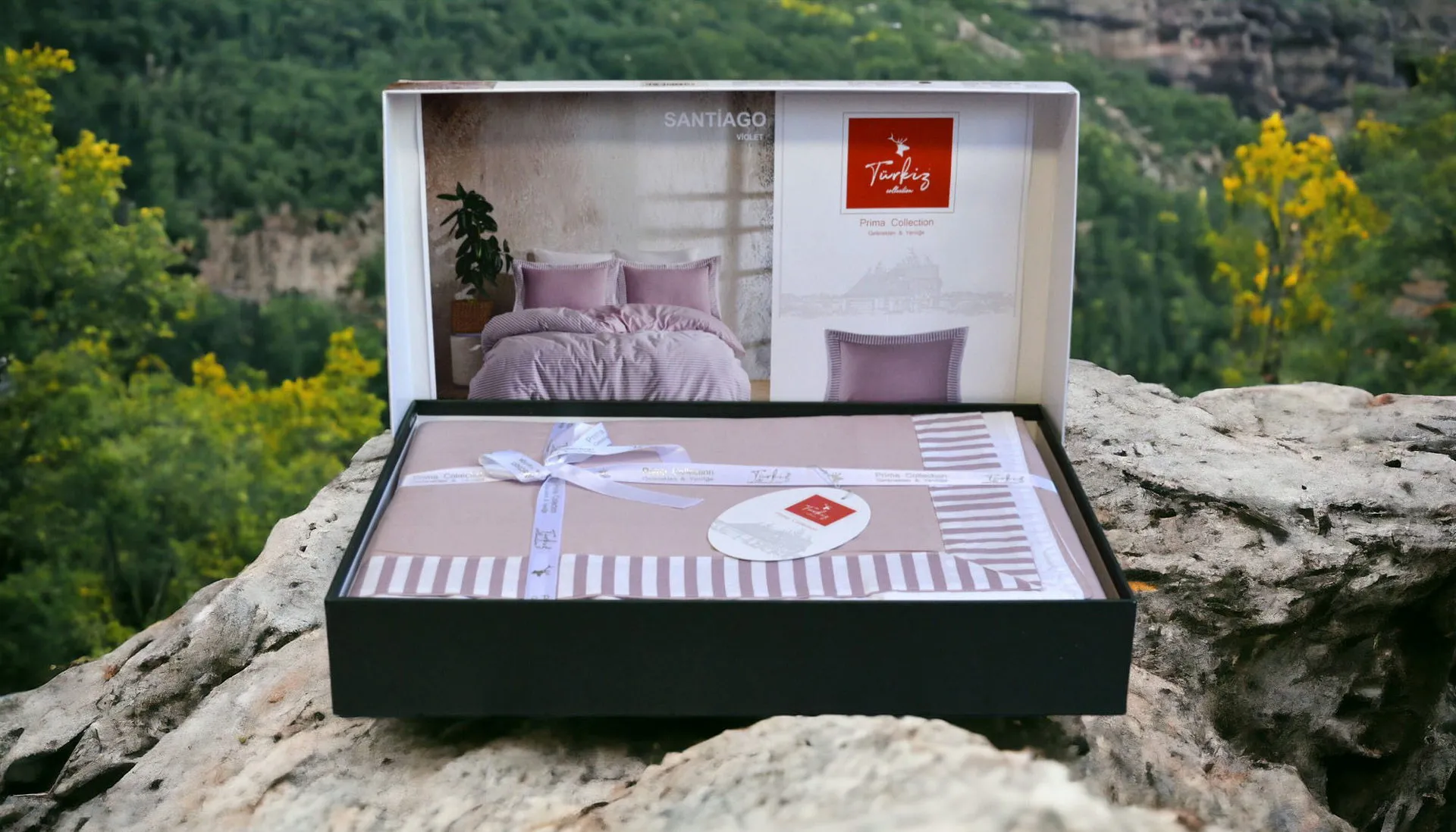 Постільна білизна Ranforce Prima 200 × 220 см (євро) Santiago Violet від Turkiz - Зображення 3