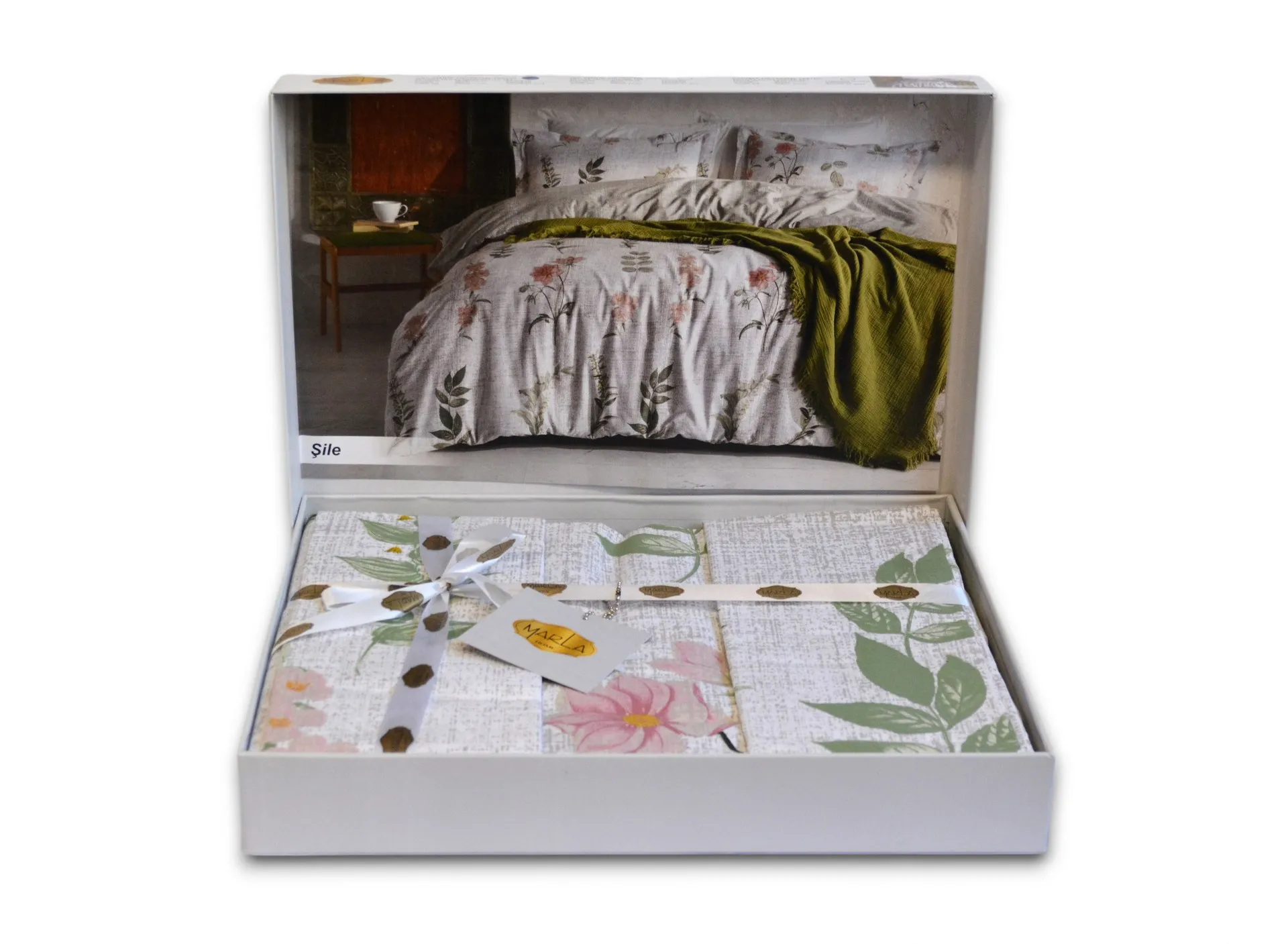 Постільна білизна Ranforse 200 × 220 см (євро) Sile від Marla - Зображення 5