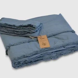 Alternative view of Постільна білизна Stonewashed Ranforse Soho Firfirli 200 × 220 см (євро) Mavi від Şikel