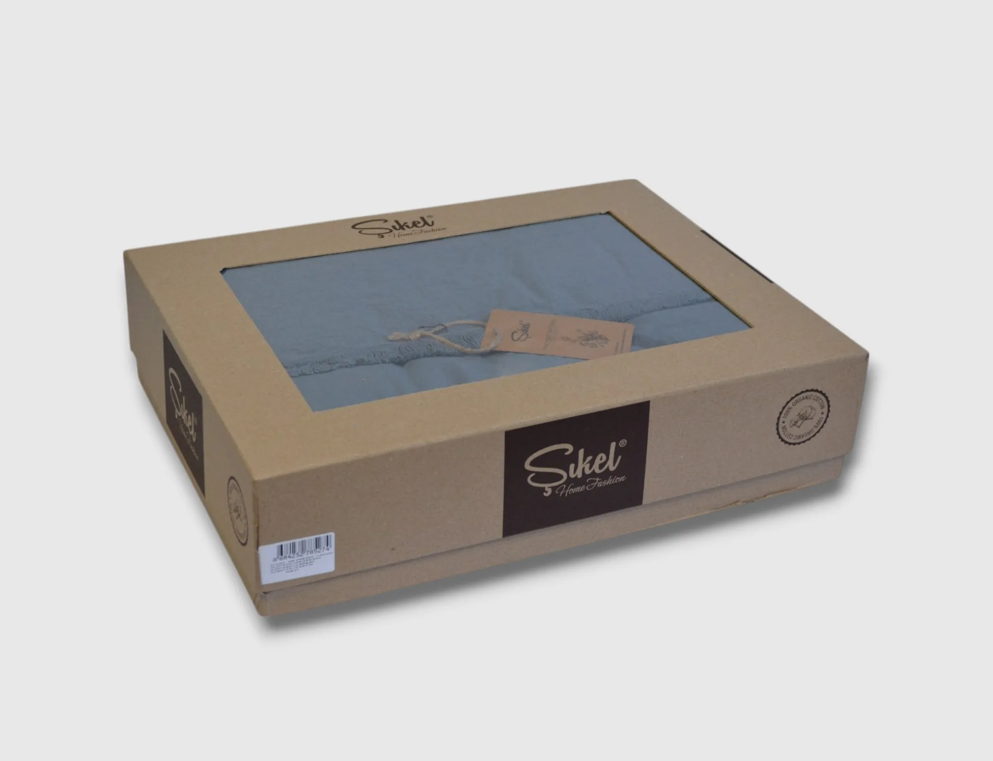 Постільна білизна Stonewashed Ranforse Soho Firfirli 200 × 220 см (євро) Mavi від Şikel - Зображення 5