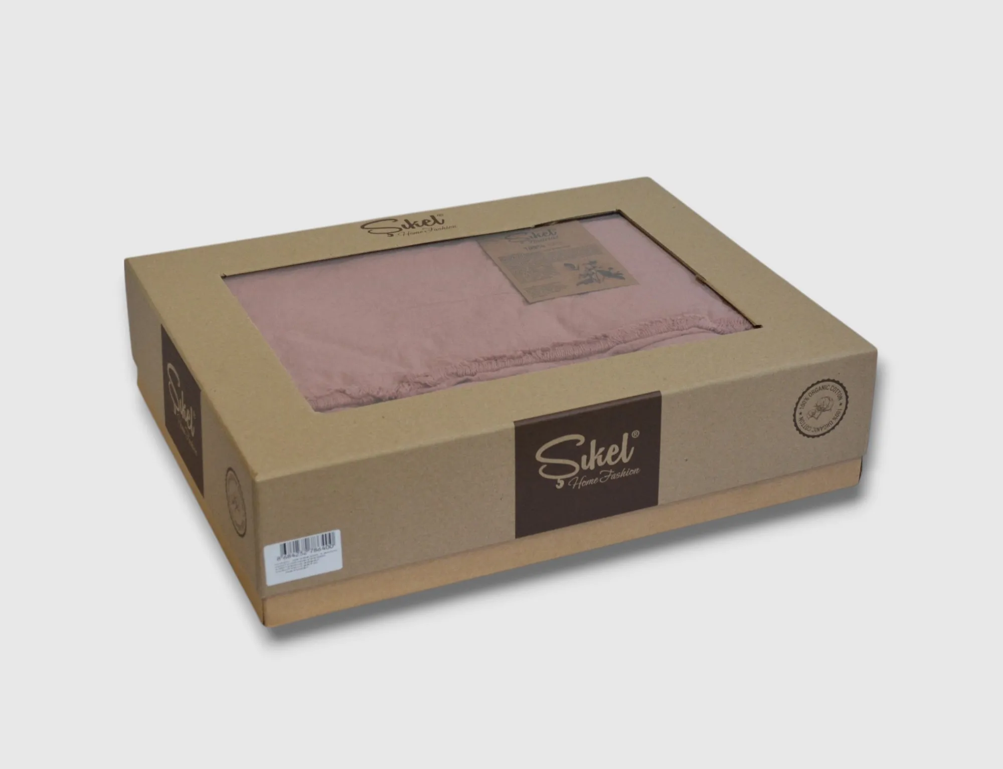 Постільна білизна Stonewashed Ranforse Soho Firfirli 200 × 220 см (євро) Rose від Şikel - Зображення 6