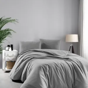 Постільна білизна Stonewashed Soho 200 × 220 см (євро) Gri від Şikel