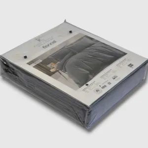 Alternative view of Комплект постільної білизни Flanel 200 × 220 см (євро) Soprano Antracite від First Choice