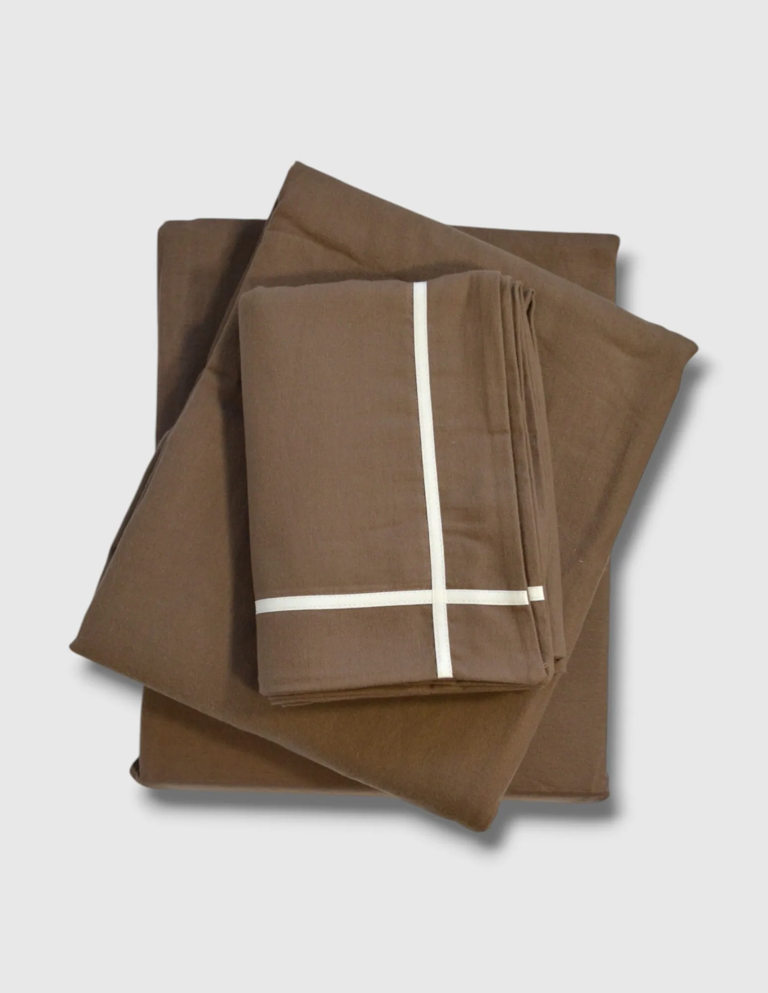 Комплект постільної білизни Flanel 200 × 220 см (євро) Soprano Brown від First Choice - Зображення 3