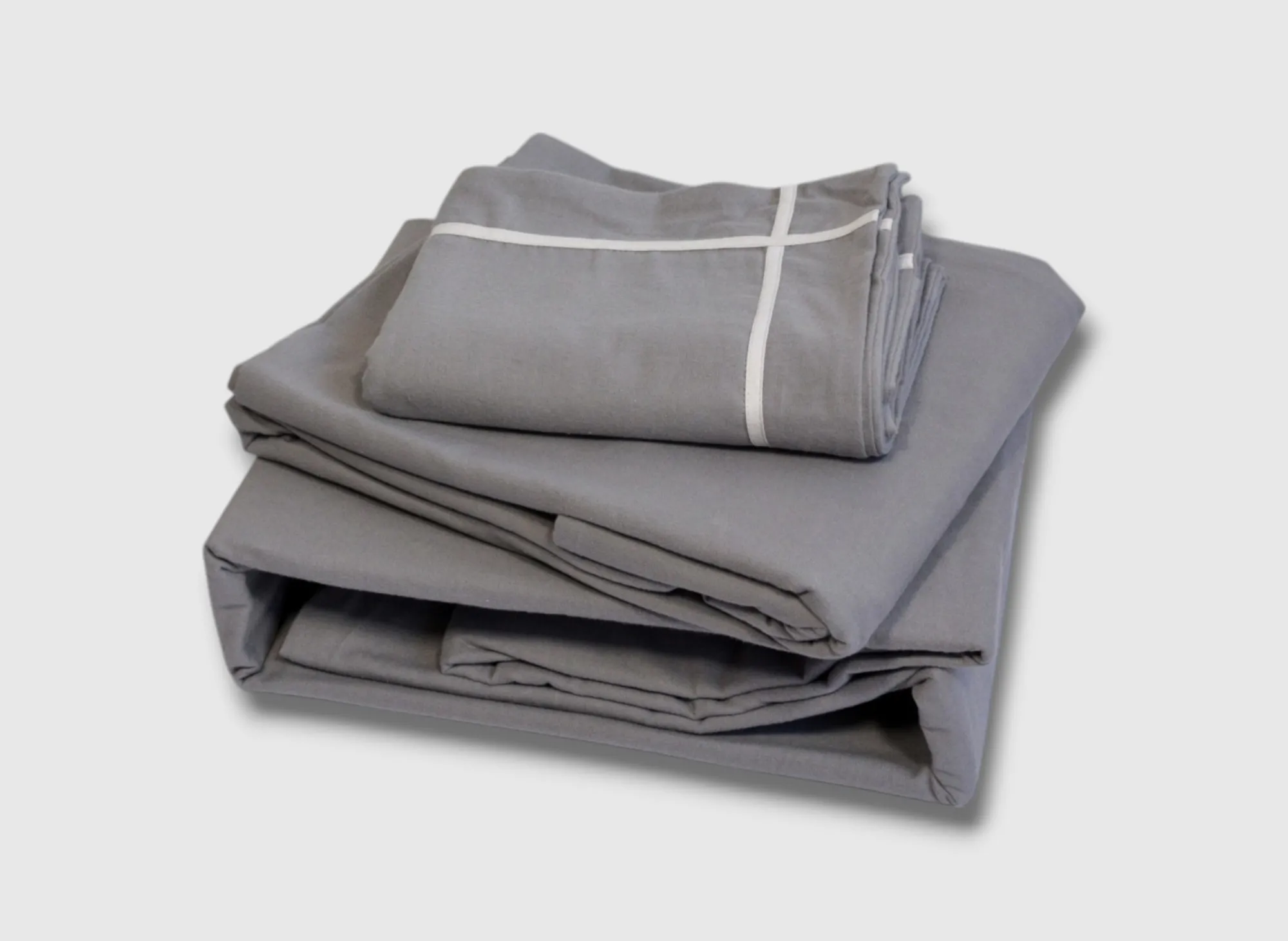 Комплект постільної білизни Flanel 200 × 220 см (євро) Soprano Grey від First Choice - Зображення 3
