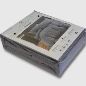 Alternative view of Комплект постільної білизни Flanel 200 × 220 см (євро) Soprano Grey від First Choice
