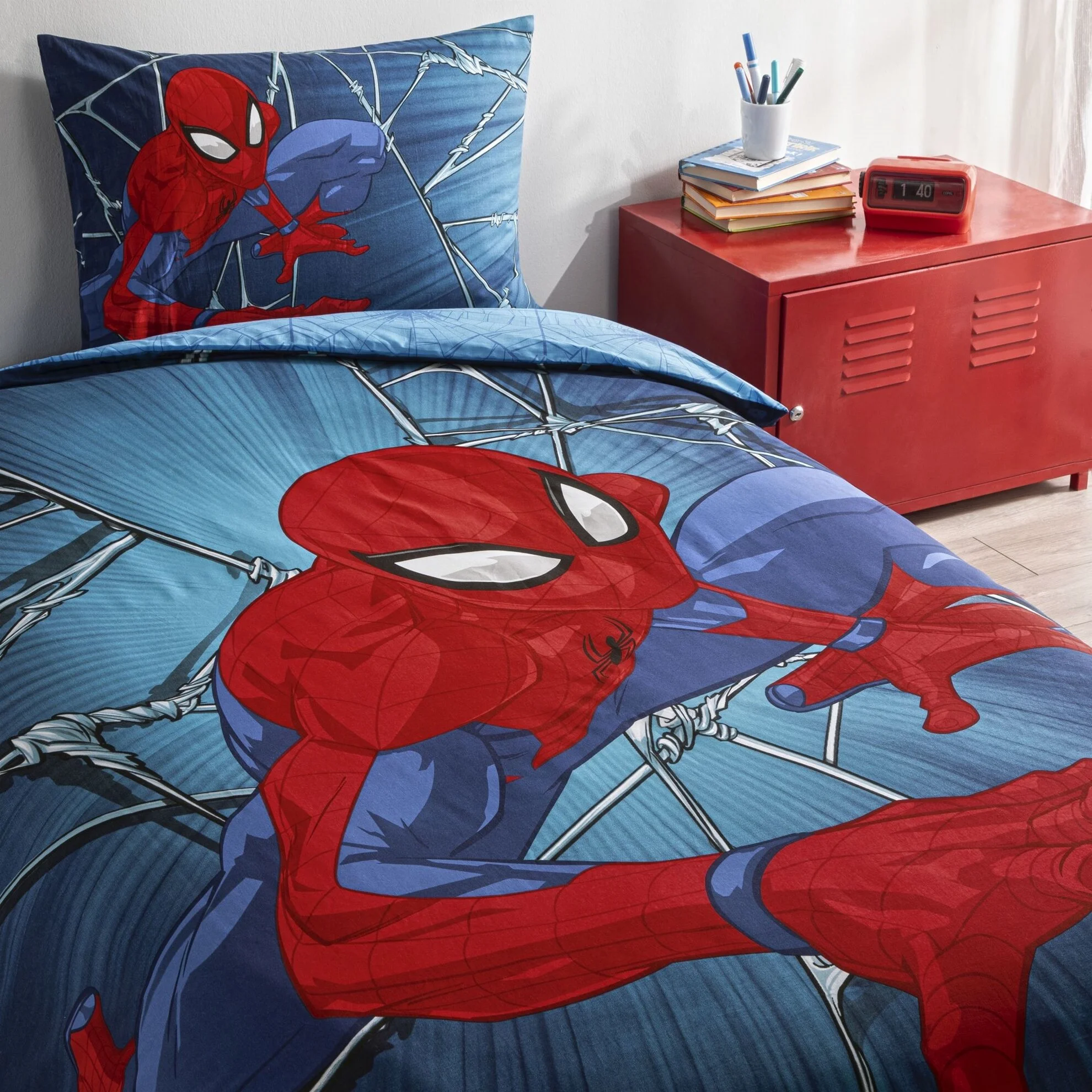 Постільна білизна Disney 160 × 220 см (полуторний) Spaidermen Rise від TAC - Зображення 2