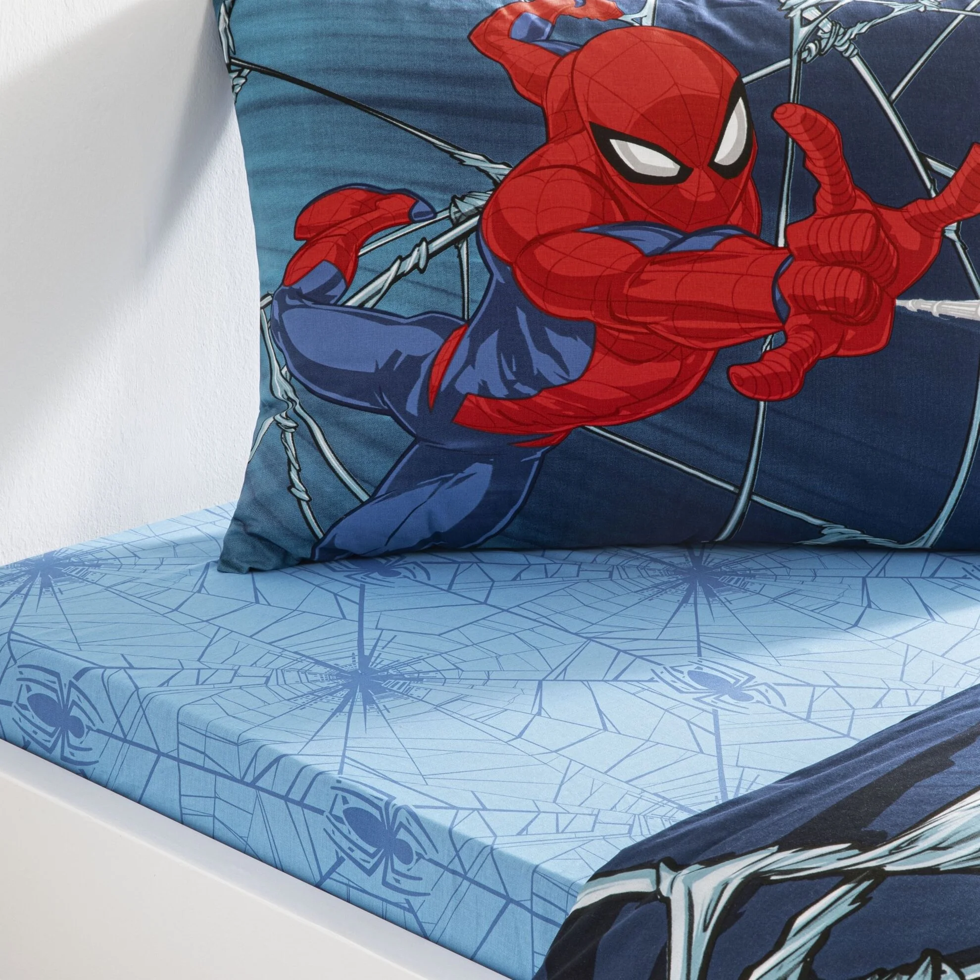 Постільна білизна Disney 160 × 220 см (полуторний) Spaidermen Rise від TAC - Зображення 3