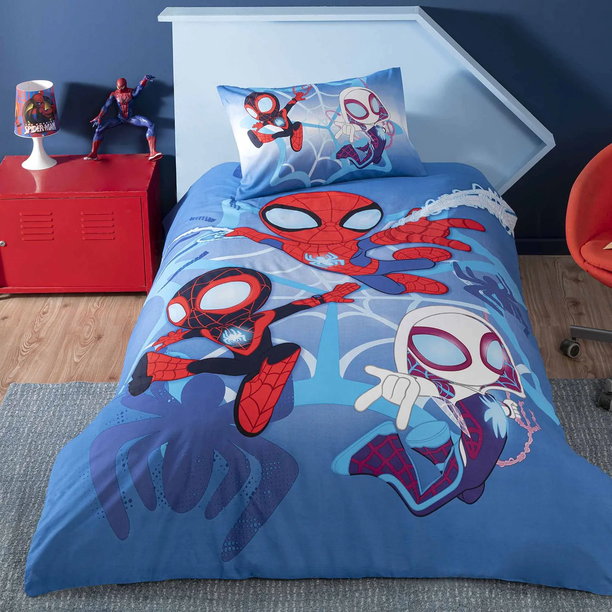 Постільна білизна Disney 160 × 220 см (полуторний) Spidey And Friends від TAC