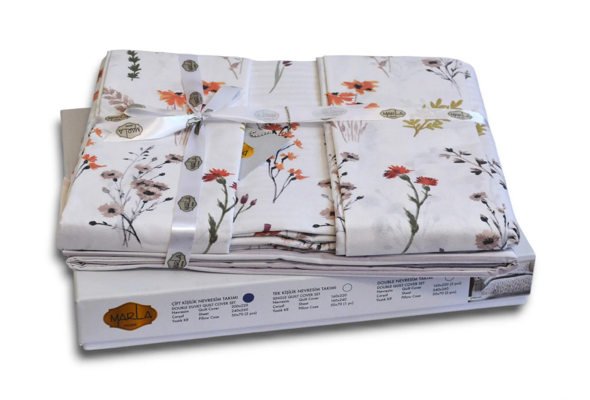 Постільна білизна Ranforse 200 × 220 см (євро) Spring від Marla - Зображення 7