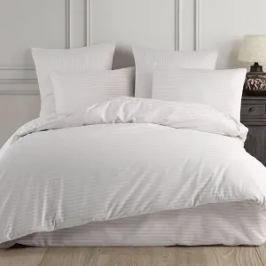 Постільна білизна Stripe Satin 200 × 220 см (євро) Stone від Charlotte