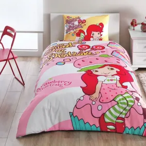 Постільна білизна Disney 160 × 220 см (полуторний) Strawberry Shortcake Cute від TAC