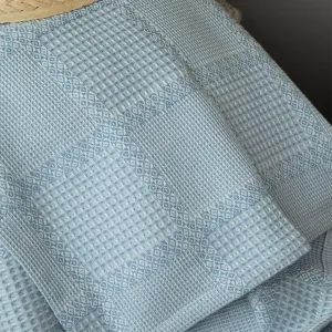 Alternative view of Постільна білизна з пледом Ranforse 220 × 240 см (євро) Summerpunch Blue від Issimo