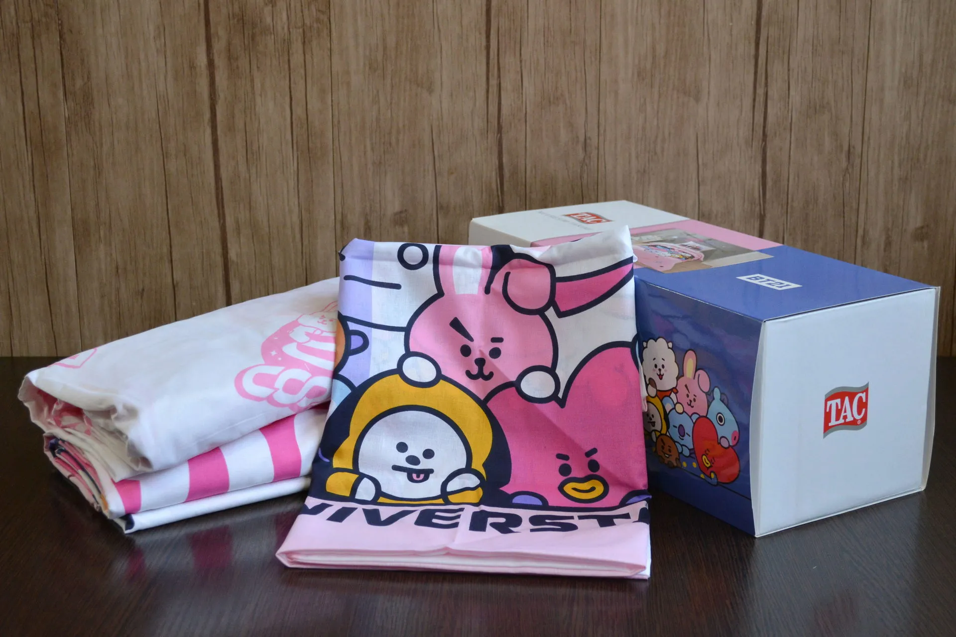 Постільна білизна Disney 160 × 220 см (полуторний) BT21 Universtar від TAC - Зображення 6