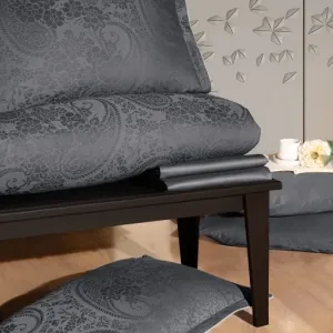 Alternative view of Постільна білизна Premium Satin 200 × 220 см (євро) Tracy Steel Grey від La Romano