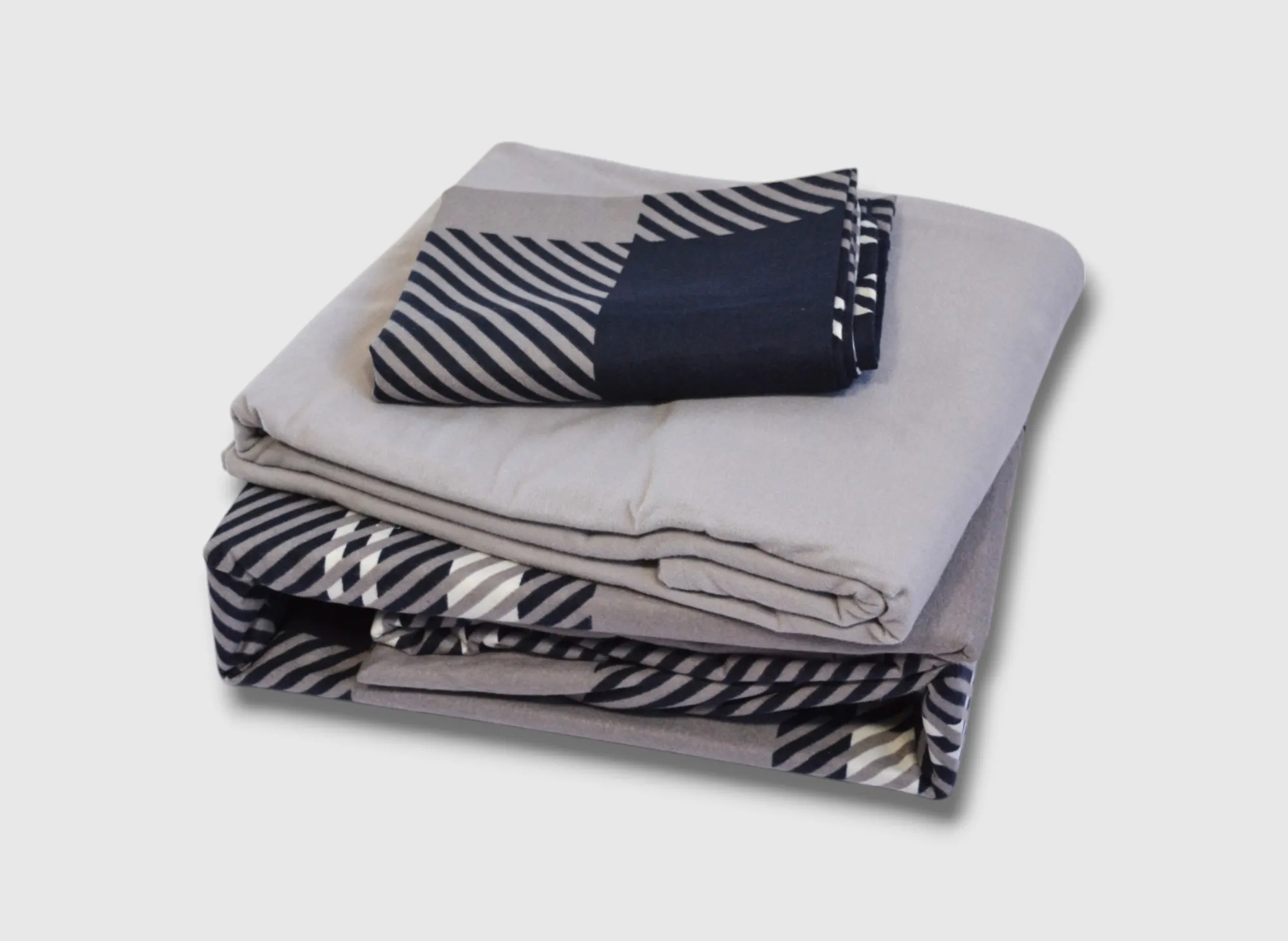Комплект постільної білизни Flanel 200 × 220 см (євро) Veldor Navy Blue від First Choice - Зображення 3