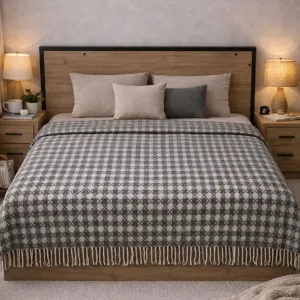Покривало Winter Blanket 200 × 220 см Антрацит від Saheser