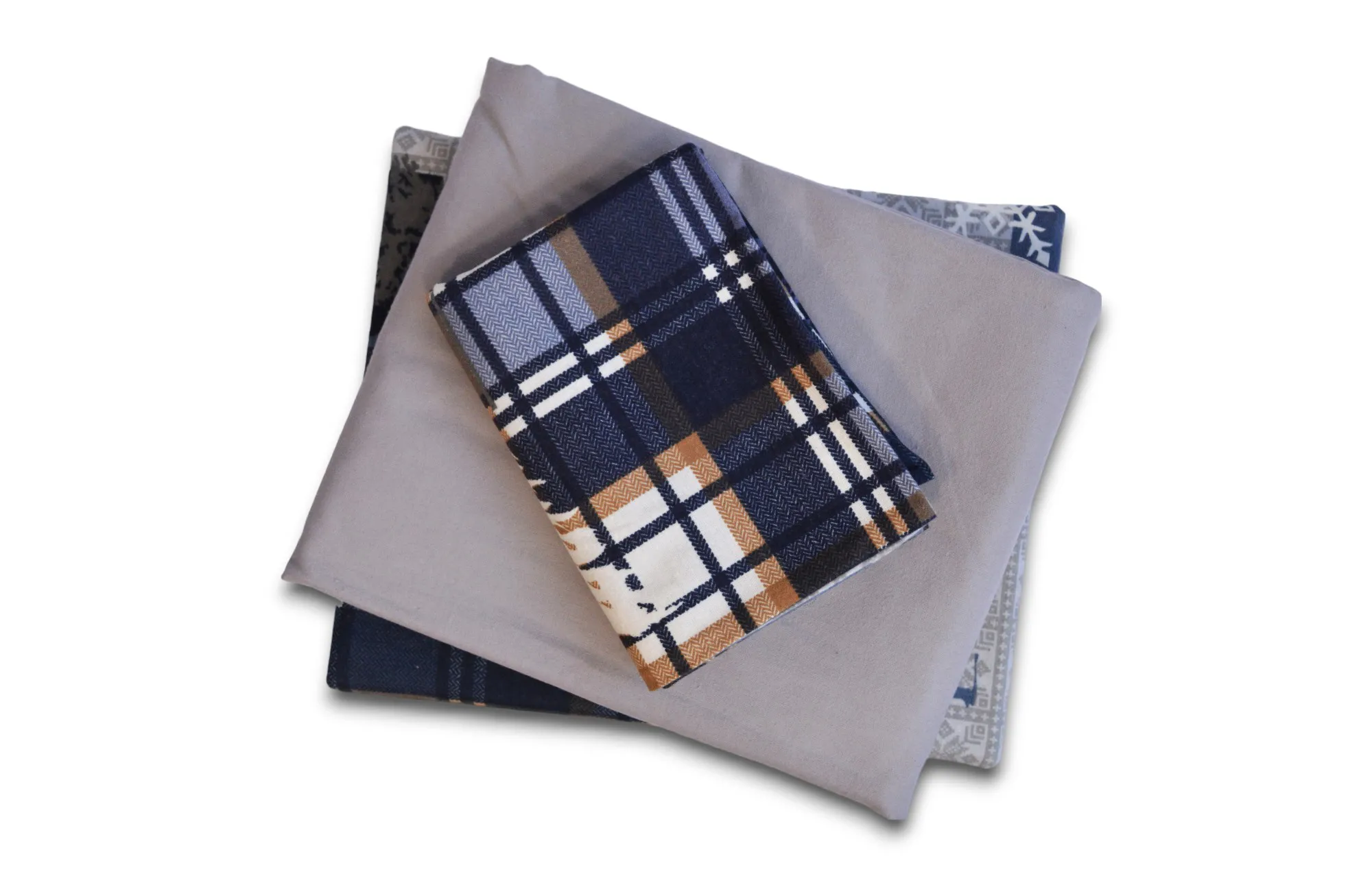Комплект постільної білизни Flanel 200 × 220 см (євро) Winter Grey від First Choice - Зображення 3