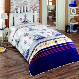 Комплект постільної білизни з покривалом Young 160 × 230 см Yelkenli від Kristal