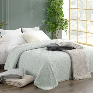 Махрове покривало Zeren 220 × 240 см Зелений від Moss