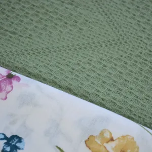 Alternative view of Постільна білизна з пледом Ranforce Zig Zag 200 × 220 см (євро) Yesil від Saheser