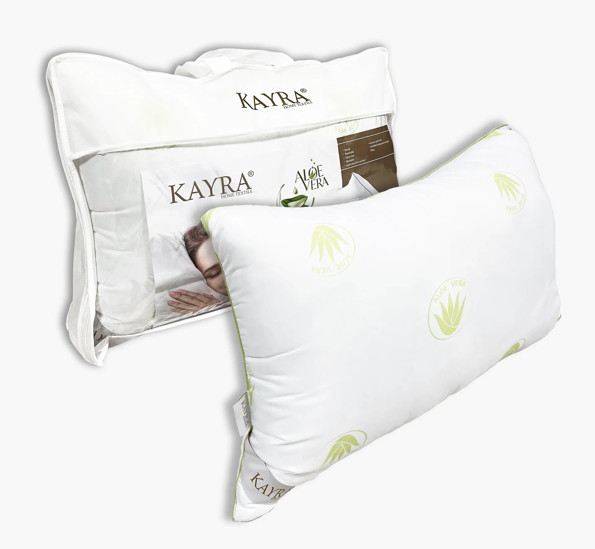 Подушка 50 × 70 см Aloe Vera від Kayra