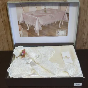 Alternative view of Велюрова скатертина Asya 160 × 300 см від Selin