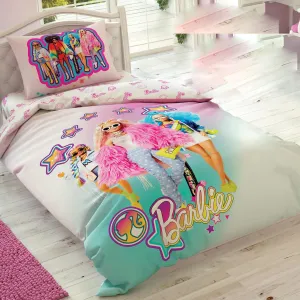 Постільна білизна Disney 160 × 220 см (полуторний) Barbie Extra від TAC