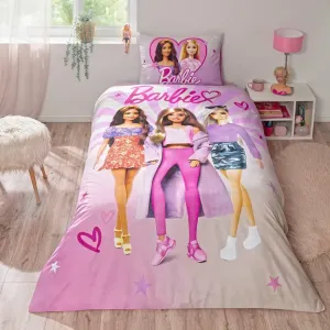 Постільна білизна Disney 160 × 220 см (полуторний) Barbie Shine від TAC